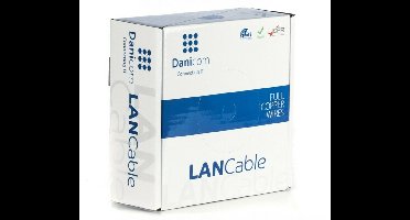 DANICOM CAT5E UTP 50 meter kabel op rol soepel - PVC (Fca) - Trekdoos - Internetkabel - Netwerkkabel - UTP kabel
