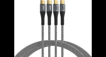 EFB Elektronik USB-CC-00006 USB-kabel USB 2.0 2 m USB C Zwart, Grijs