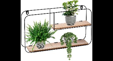 Wandplank Metaal 52x10,5x29 cm - Wandrek