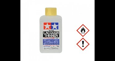 Tamiya Hobbyverf - 87077 Laquer Paint Thinner - 250ml Verdunner - 250 ml