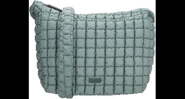Beagles Valencia Schoudertas - Puffy - Crossbody - Dames - Lichtgewicht - Dames Tas - Blauwgroen