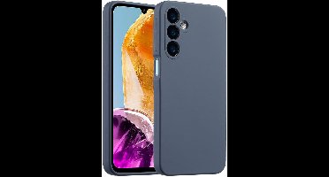 Accezz Hoesje - Geschikt voor Samsung Galaxy A16 (4G) / A16 (5G) - Liquid Silicone Backcover - Donkerblauw