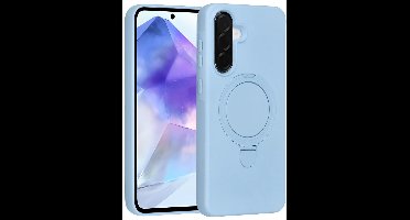 TUNIQ telefoonhoesje voor Samsung Galaxy A56 - MagSafe met ringstand - Babyblauw