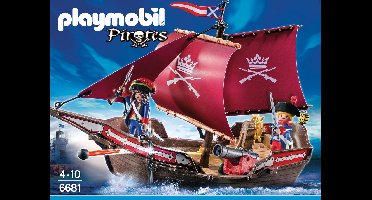 PLAYMOBIL Soldatenzeilschip met kanonnen - 6681