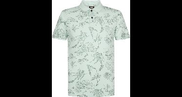 Petrol Industries - Heren Piqué polo Engine - Groen - Maat XL