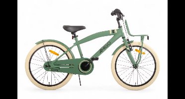 AMIGO 2Cool Jongensfiets 20 Inch - Kinderfiets voor 6 tot 8 Jaar - 115-125 cm - Groen