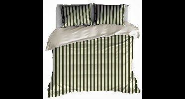 De Witte Lietaer Dekbedovertrek Matcha Winter Moss - 240 x 220 + 2 st. 60 x 70 cm - Katoen Flanel