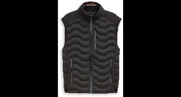 Tom Tailor - Bodywarmer - Heren - 2XL-56 - Zwart - Polyester - 1048510