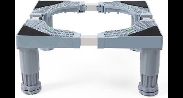Verstelbaar Onderstel voor Wasmachines met Schokabsorptie - 4 Voeten 42-66 cm en 19-22 cm