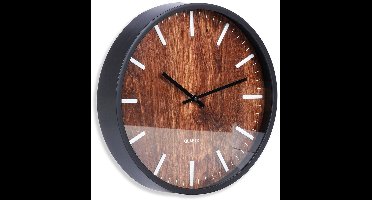 Vilde - Wandklok - 29,5 cm - Zwart - Klassiek - Decoratief