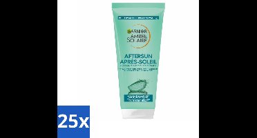 25 x Garnier - Ambre Solaire - Aftersun Melk - Reisformaat - 100 ml - Aftersun Melk - Zonverzorging - Zonbelaste Huid - Aloë Vera - Reisformaat
