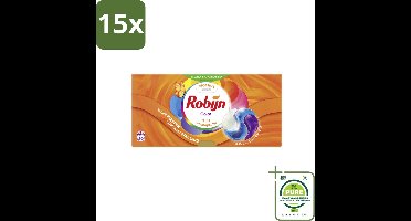 15 x Robijn – 3-in-1 Wascapsules – Color - 26 Capsules - Grootverpakking - Kleurverzorging - Wascapsules - Wasgeur - Wasverzachter - Kleurbehoud