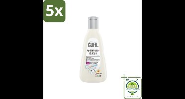 5 x Guhl – Shampoo – Panthenol+ Repair – 250 ml - Grootverpakking - Hydratatie Haar - Herstel Shampoo - Panthenol Shampoo - Droog Haar Shampoo - Gezond Haar