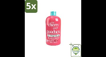 5 x Treaclemoon – Douchegel – Wild Cherry Magic – 500 ml - Grootverpakking - Douchegel - Kersen Geur - Fruitige Geur - Zachte Huid - Reinigende Douchegel
