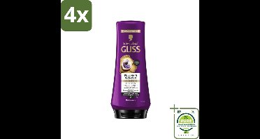 Gliss Conditioner Full Hair Wonder - 200 ml - Voordeelverpakking - 4 stuks - Haarversterking - Volume