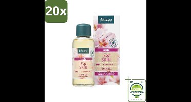 20 x Kneipp - Badolie - Amandelbloesem - Voor droge en gevoelige huid - 100 ml - Grootverpakking - Badproducten - Badolie - Droge Huid - Gevoelige Huid - Amandelolie