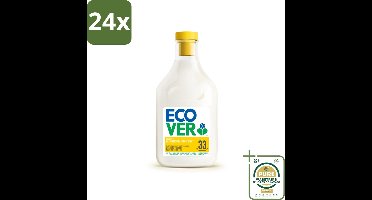 Ecover - Wasverzachter - Gardenia - 1 liter - 33 wasbeurten - Voordeelverpakking - 24 stuks - Plantaardige ingrediënten - Wasverzachter Gardenia