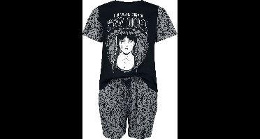 Wednesday Wednesday - I Do My Best Work in the Dark Pyjama zwart S Katoen -