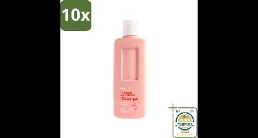 10 x Seepje - Douchegel - Natuurlijke Geur - Witte Perzik en Cederhout - 300 ml - Grootverpakking - Douchegel - Natuurlijke Geur - Witte Perzik - Cederhout - Zachte Huid