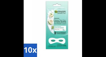 10 x Garnier - SkinActive - Revitaliserend Masker - 1 Gezichtsmasker - Oogmasker - Vermoeidheid Rondom De Ogen - Wallen - Frisheid Ogen - Revitaliserend Masker