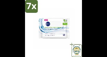 7 x NIVEA - Reinigingsdoekjes - Verfrissend - Verwijdert Waterbestendige Make-up - 25 Doekjes - Grootverpakking - Gezichtsreiniging - Reinigingsdoekjes - Make-up Verwijderen - Waterbestendige Make-up - Huidverfrissing
