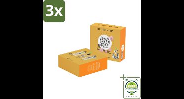 3 x Marcel's Green Soap - Geschenkset - Vanille & Cherry Blossom - Perfect als cadeau - Grootverpakking - Natuurlijke Verzorging - Duurzaam Cadeau - Biologische Zeep - Biologische Shampoo - Biologische Douchegel