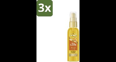 3 x Andrélon – Haarserum – Oil & Care – 75 ml - Haarserum - Pluisbestrijding - Glansgeven - Haarverzorging - Marula-olie