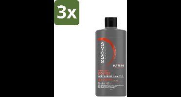SYOSS - Men Power - Shampoo - Langdurige Styling - 440ml - Bulkverpakking - 3 stuks