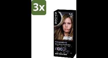 SYOSS - Coloration 6-61 Autumn Gold- Haarverf - Grijsdekking - Vermindert Haarbreuk - Bulkverpakking - 3 stuks