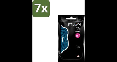 7 x DYLON – Textielverf Handwas – Navy Blue – 50 g - Textielverf - Handwas - Navy Blue - Kleurverf - Textielverf Handwas