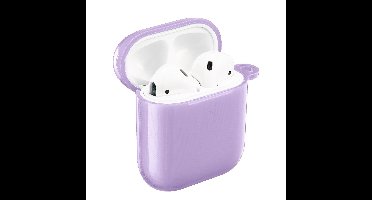 imoshion Neon Case - Hoesje geschikt voor AirPods 1 / 2 - Paars