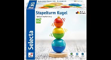 Stapeltoren Houten Speelgoed – 16 cm Kleurrijk Speelgoed voor Peuters