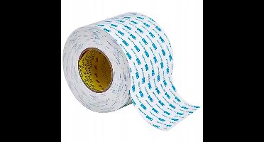 Dubbelzijdige Montagetape Transparant 120mm 10m