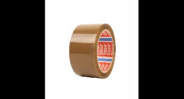 Tesa 60412 PET Pakkingtape 50mm x 66m Bruin - Duurzaam & Eco