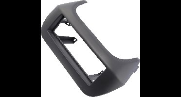 Auto Radio Frame Adapter - Universeel - Kunststof - Compatibel met div. Automerken - Grijs - Montage Accessoire voor Dashboard - Auto Interieur - Grijs Model.