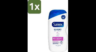 1 x Sanex Douchegel Expert Skin Health Pro Hydrate 400 ml - Droge Huid - Hydratatie - Glycerine - Inuline - Huidverzorging