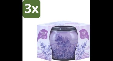At Home - Scents - Geurkaars - Lavender - 70 g - Bulkverpakking - 3 stuks