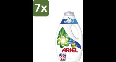 Ariel – Vloeibaar Wasmiddel – Active Odor Defense – 990 ml – 22 wasbeurten - Bulkverpakking - 7 stuks