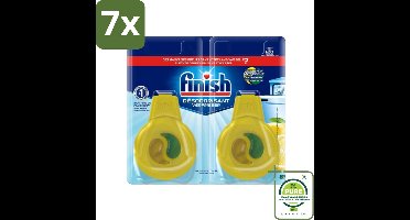 7 x Finish Deo Odorstop - Vaatwasverfrisser - Citroen Parfum - Anti-geur - Tot 120 Afwasbeurten - Grootverpakking - Vaatwasverfrisser - Anti-geur - Geurbeheersing - Citroen - Vaatwasser