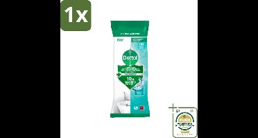 1 x Dettol - Antibacteriële Multi-reinigingsdoekjes - Ocean - Biologisch Afbreekbaar - 110 stuks per verpakking- Dettol Ocean - Multi-reinigingsdoek - Biologisch Afbreekbaar - Hygiëne - Desinfecteren
