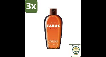 3 x Tabac Original - Douchegel - Milde reiniging - 400 ml - Grootverpakking - Tabac Original Bad & Douchegel - Douchegel Mannen - Milde Reiniging - Huid Verzorging - Geur Mannen