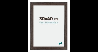Your Decoration - Puzzellijst 30x40 cm - Eiken Donker - Puzzellijst 500-1000 stukjes - MDF Fotolijst - Mura