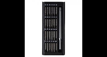 precisie schroevendraaier set - 25 delig - bitset - schoevendraaiers - kmr