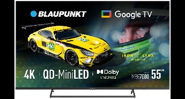 Blaupunkt 55MBG7000S – 55 inch 4K UHD QD Mini-LED TV – 144Hz - Google TV – HDR10 – Dolby Audio