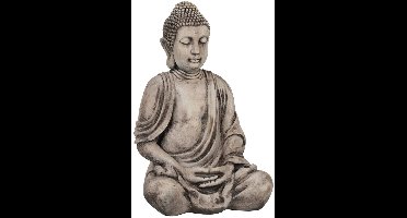 Decoratieve figuren Beige Grijs Boeddha 54 x 45 x 80 cm