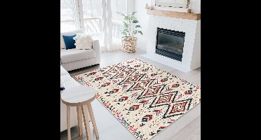 Stijlvol Wasbaar Antislip Vloerkleed Rechthoek – Katoen & Polypropyleen – Voor BinnenTeppichDik 89 1