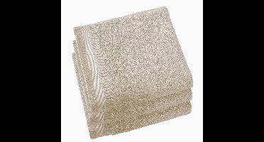 De Witte Lietaer Handdoeken Contessa, Sand - 50 x 100 cm - 3 stuks - Katoen