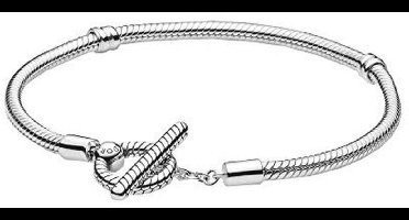 Pandora Icons T-bar Snake Chain Sterling Silver bracelet
