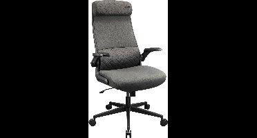 COUGAR Stryder gecontourde rugleuning, Ergonomische zitting, Multifunctionele stoel -Grijs