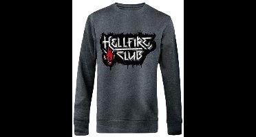 Stranger Things Hellfire Club Heren Sweatshirts - donkergrijs - XXL